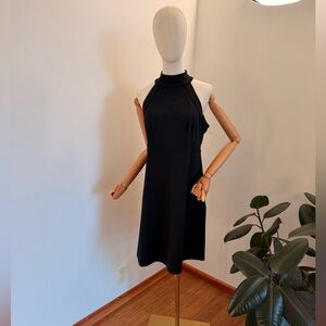 INC INTERNATIONAL CONCEPTS BLACK HALTER NECK DRESS 90’S Y2K 2000’S SLEEVELESS